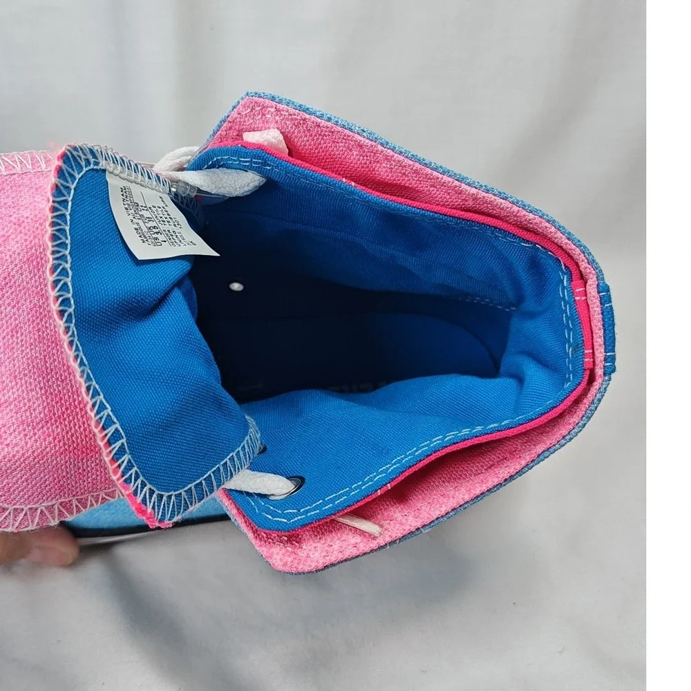 Converse All Star Sneakers Blue Pink Double Tongue 4 Junior EU 36 New Unisex